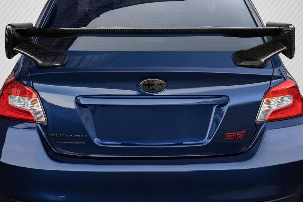 Extreme Dimensions Carbon Creations Low Pro Rear Wing Spoiler 15 - 21 Subaru WRX - 116888 - Subimods.com
