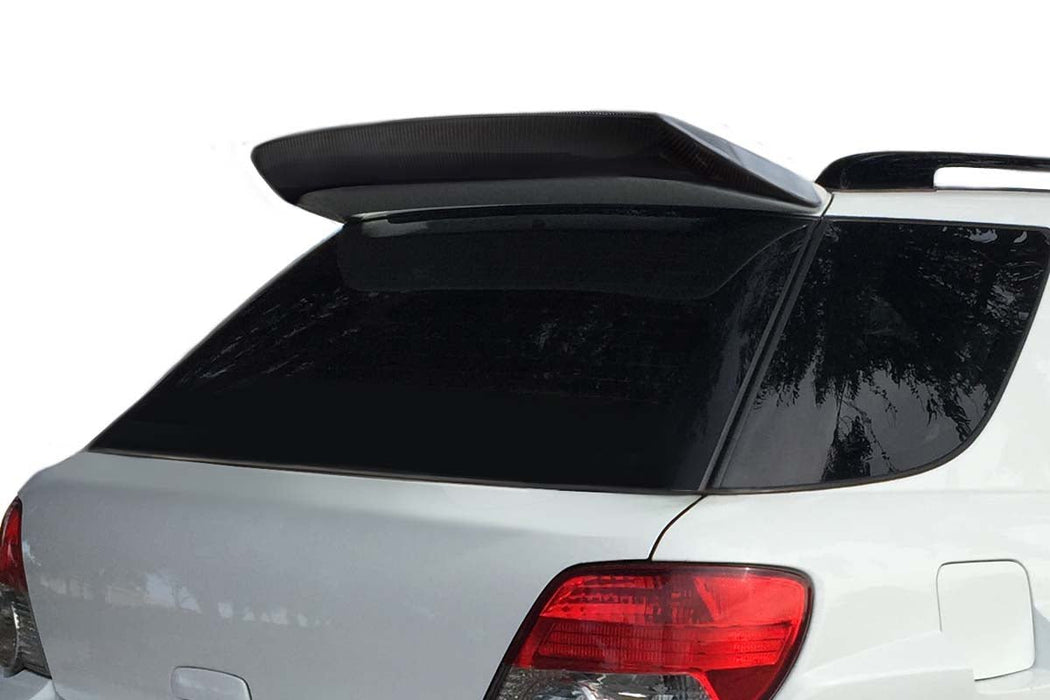 Extreme Dimensions Carbon Creations Maki Rear Wing Spoiler 02 - 07 Subaru Impreza 5DR - Gloss Carbon Fiber - 118648 - Subimods.com