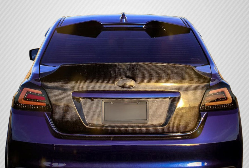 Extreme Dimensions Carbon Creations NBR Concept Trunk 15 - 21 Subaru WRX - Gloss Carbon Fiber - 109935 - Subimods.com