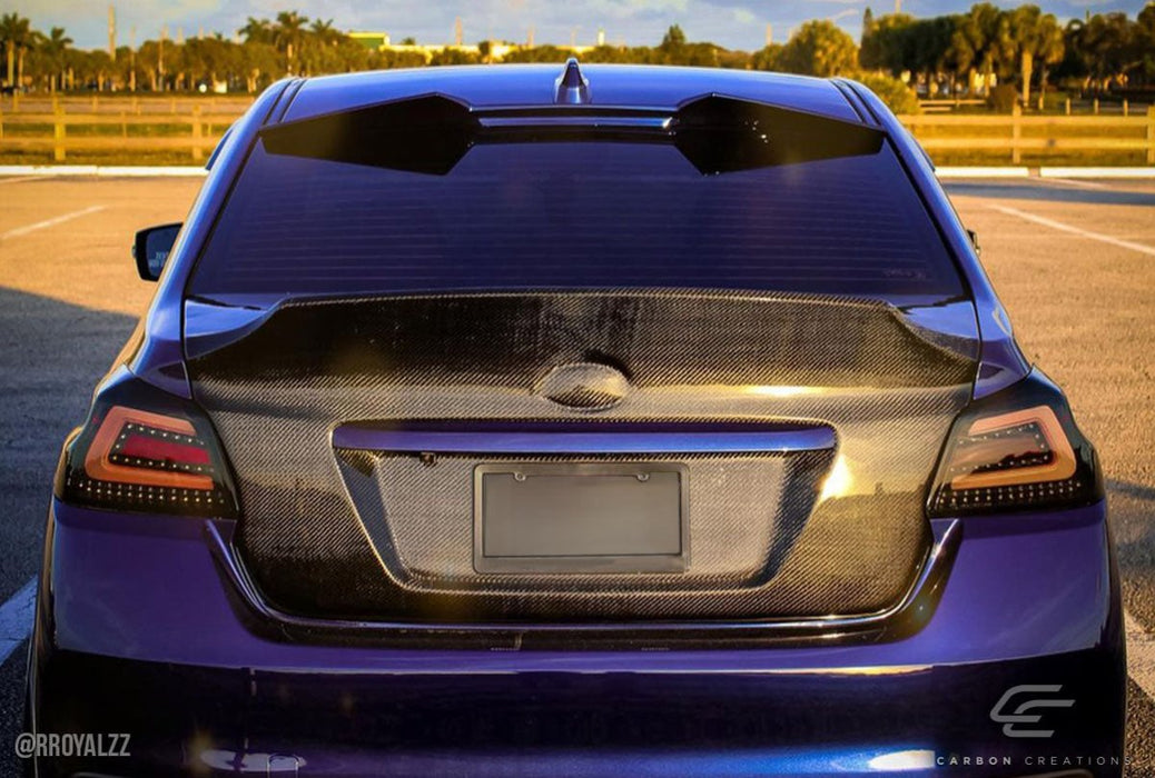 Extreme Dimensions Carbon Creations NBR Concept Trunk 15 - 21 Subaru WRX - Gloss Carbon Fiber - 109935 - Subimods.com