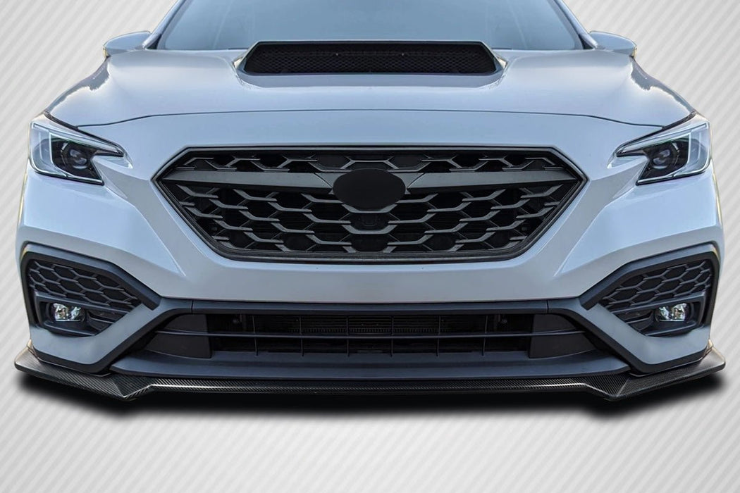 Extreme Dimensions Carbon Creations STI Look Front Lip Spoiler Air Dam 22 - 24 Subaru WRX - 118627 - Subimods.com