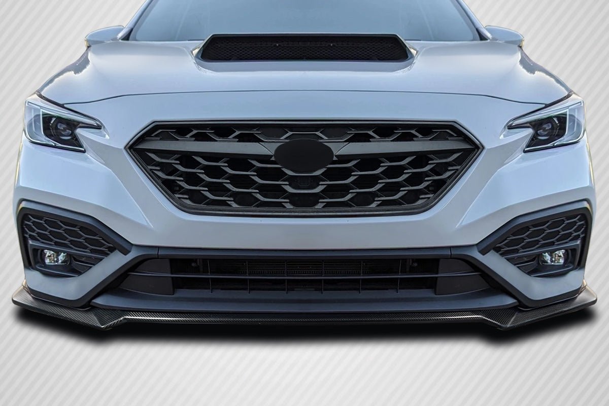 Extreme Dimensions Carbon Creations STI Look Front Lip Spoiler Air Dam ...
