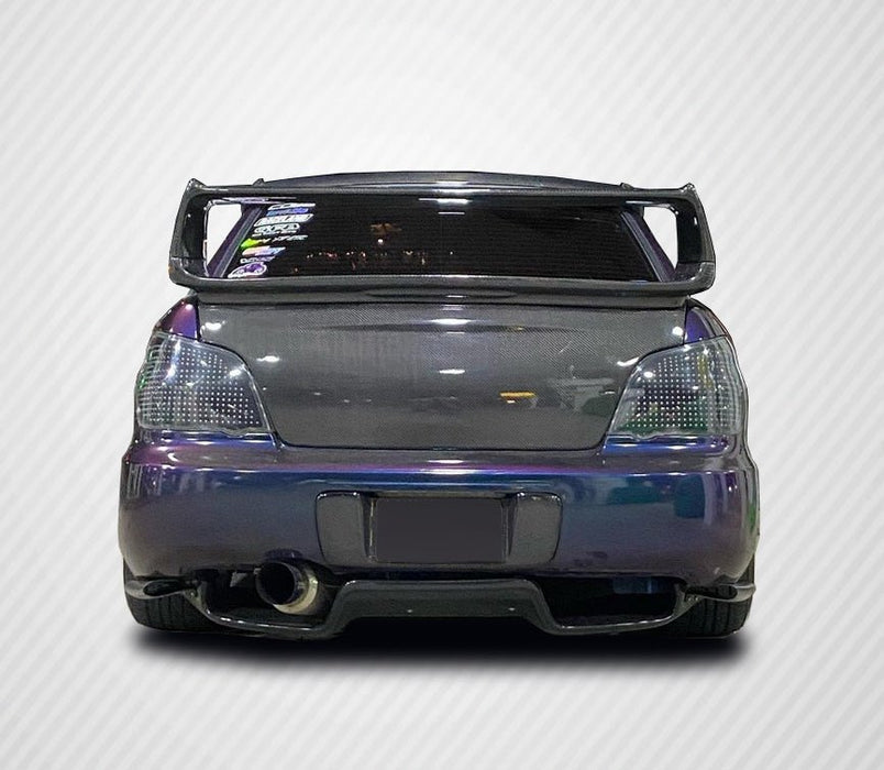 Extreme Dimensions Carbon Creations STI Look Wing Trunk Lid Spoiler 02 - 07 Subaru Impreza WRX STI - Gloss Carbon Fiber - 102938 - Subimods.com