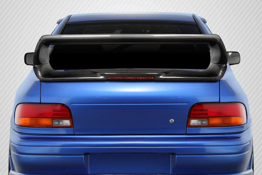 Extreme Dimensions Carbon Creations STI Version 6 Look Rear Wing Spoiler Fits Most Subaru Impreza Models 98 - 01 - 115985 - Subimods.com
