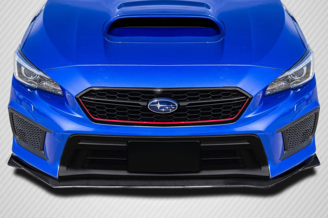 Extreme Dimensions Carbon Creations V Limited Look Front Lip Splitter 15 - 21 Subaru WRX - 115743 - Subimods.com