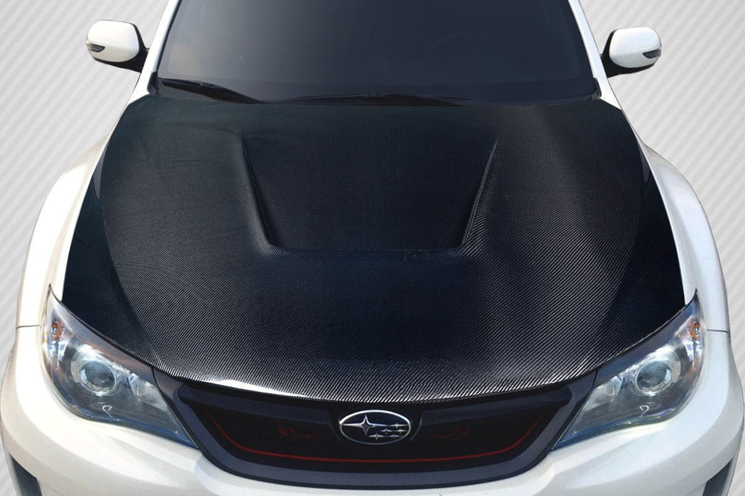 Extreme Dimensions Carbon Creations Vortex Hood 08 - 14 Subaru WRX - Gloss - 118864 - Subimods.com