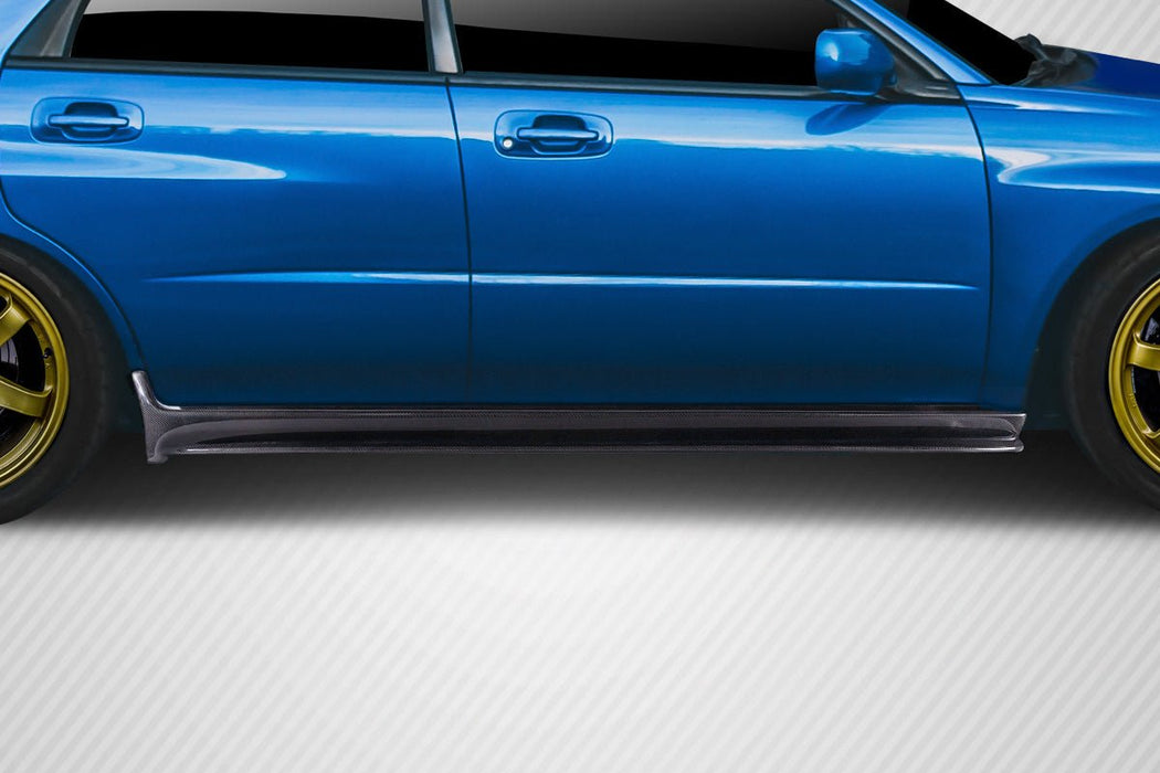 Extreme Dimensions Carbon Creations VRS Side Skirts Rocker Panels 02 - 07 Subaru Impreza WRX STI - Gloss - 115567 - Subimods.com