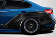 Extreme Dimensions Carbon Creations VRS Wide Body Rear Fender Flares 15 - 21 Subaru WRX - 116965 - Subimods.com