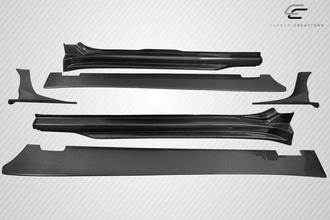 Extreme Dimensions Carbon Creations VRS Wide Body Side Skirt Rocker Panels 15 - 21 Subaru WRX - 116963 - Subimods.com