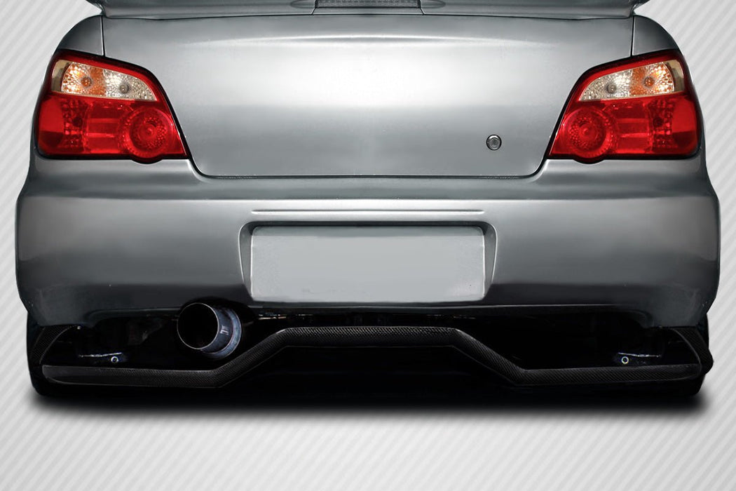 Extreme Dimensions Carbon Creations VTX Rear Diffuser 02 - 07 Subaru Impreza WRX STI - Gloss Carbon Fiber - 116614 - Subimods.com