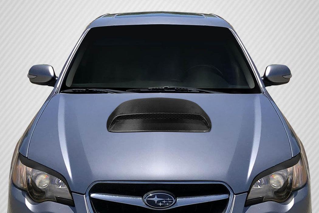 Extreme Dimensions Carbon Creations Z Speed Carbon Fiber Hood Scoop 05 - 09 Subaru Legacy - Gloss - 117153 - Subimods.com