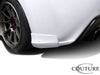 Extreme Dimensions Couture Polyurethane Vortex Rear Add Ons Spat Extensions 13 - 21 Subaru BRZ - Gloss Black - 112379 - Subimods.com