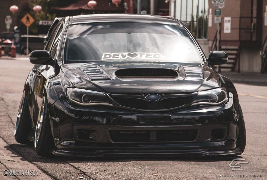 Extreme Dimensions Dritech GT Concept Carbon Fiber Hood 08 - 16 Subaru Impreza - Gloss - 104657 - Subimods.com