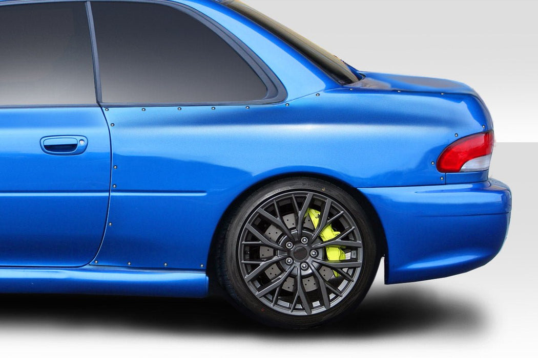 Extreme Dimensions Duraflex 22B Look Rear Fenders 98 - 01 Subaru Impreza 2DR - 114065 - Subimods.com