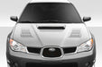 Extreme Dimensions Duraflex C - 1 Hood 06 - 07 Subaru Impreza WRX STI - Signature Black - 114024 - Subimods.com