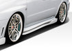 Extreme Dimensions Duraflex C - Speed 2 Side Skirts Rocker Panel Add Ons Spat Extensions 02 - 07 Subaru Impreza WRX STI - Black - 107856 - Subimods.com
