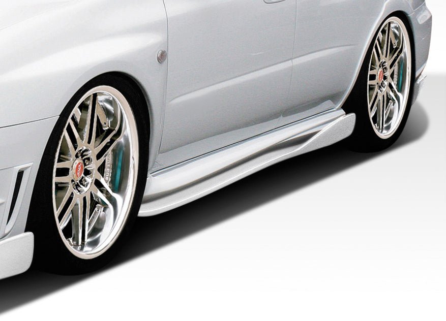 Extreme Dimensions Duraflex C - Speed 2 Side Skirts Rocker Panel Add Ons Spat Extensions 02 - 07 Subaru Impreza WRX STI - Black - 107856 - Subimods.com