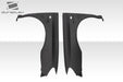 Extreme Dimensions Duraflex C Speed 20mm Front Fenders 02 - 07 Subaru Impreza WRX STI - Black - 114757 - Subimods.com