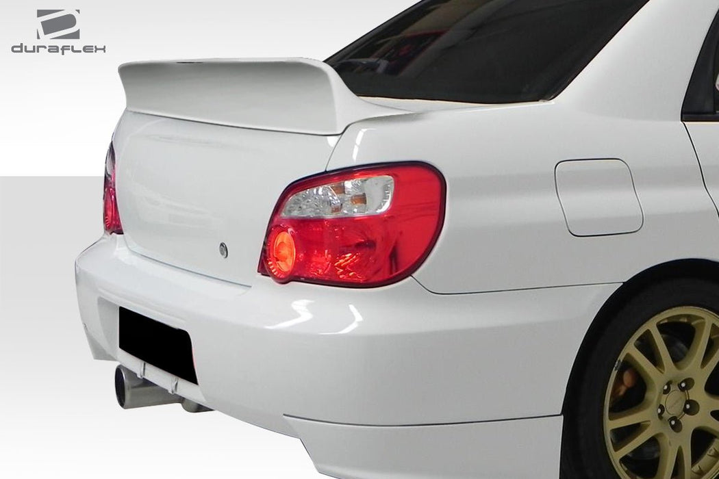 Extreme Dimensions Duraflex Downforce Rear Wing Spoiler 02 - 07 Subaru Impreza WRX 4DR - Black - 112754 - Subimods.com