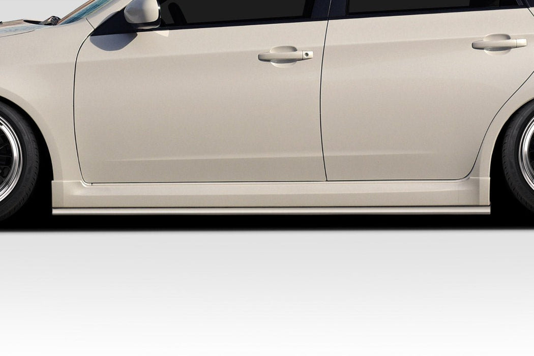 Extreme Dimensions Duraflex Ghost Side Skirt Rocker Panel Splitters 08 - 16 Subaru Impreza - 119094 - Subimods.com