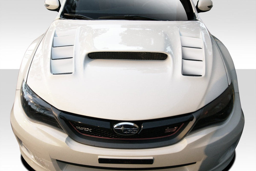 Extreme Dimensions Duraflex GT Concept Fiberglass Hood Fits Most Subaru Impreza Models 08 - 16 - Black - 104656 - Subimods.com