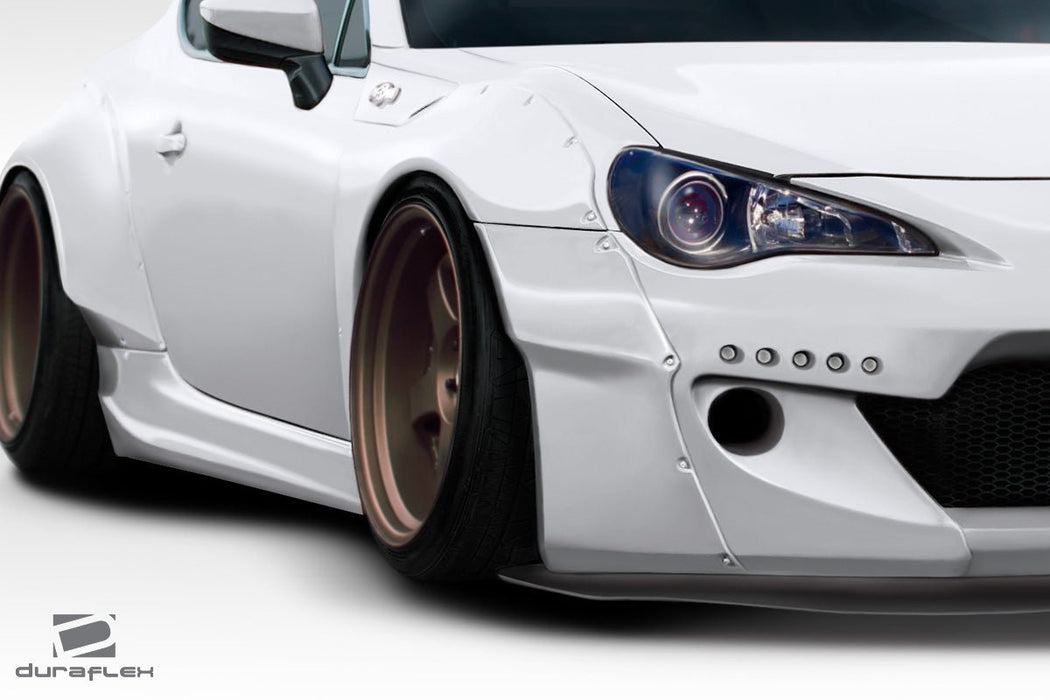 Extreme Dimensions Duraflex GT500 V2 Front Fender Flares (+45mm) 13 - 21 Subaru BRZ - 112644 - Subimods.com