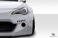 Extreme Dimensions Duraflex GT500 V2 Front Fender Flares (+45mm) 13 - 21 Subaru BRZ - 112644 - Subimods.com