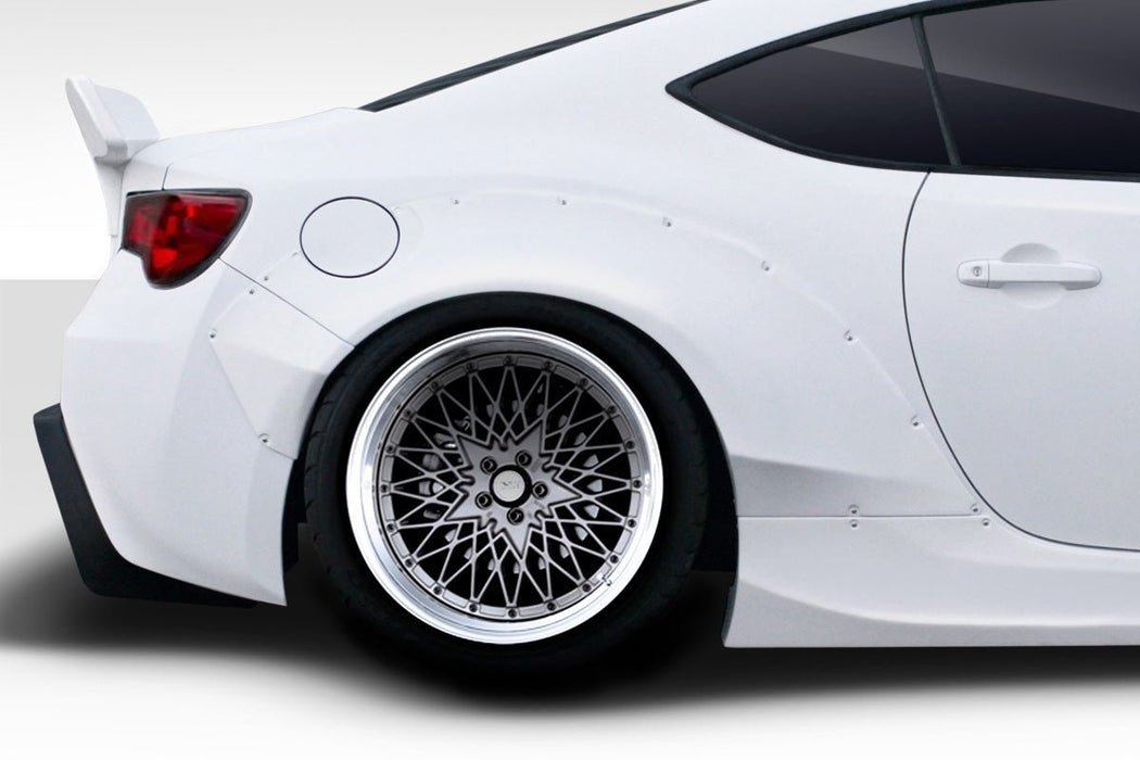 Extreme Dimensions Duraflex GT500 V2 Rear Fender Flares (+70mm) 13 - 21 Subaru BRZ - 112645 - Subimods.com