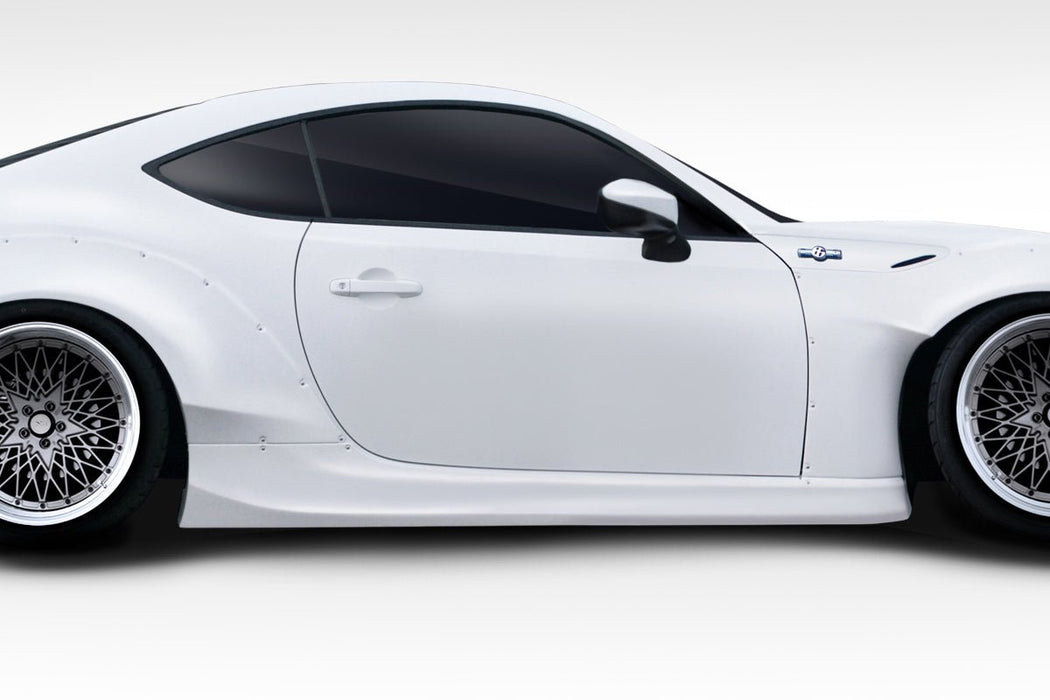 Extreme Dimensions Duraflex GT500 V2 Side Skirt Rocker Panels 13 - 21 Subaru BRZ - Black - 112642 - Subimods.com