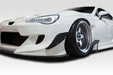 Extreme Dimensions Duraflex GT500 V3 Front Bumper Canards 13 - 21 Subaru BRZ - Black - 114987 - Subimods.com