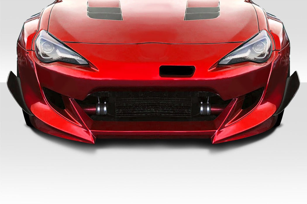 Extreme Dimensions Duraflex GT500 V3 Front Bumper Canards 13 - 21 Subaru BRZ - Black - 114987 - Subimods.com