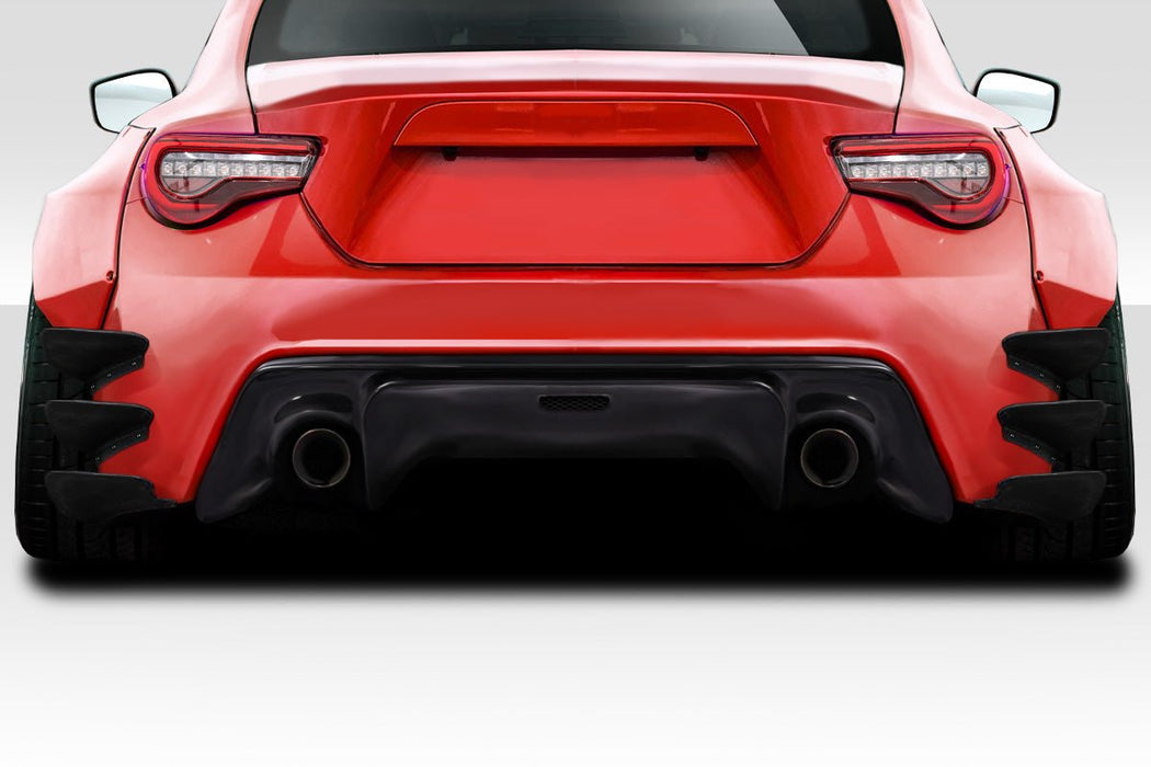 Extreme Dimensions Duraflex GT500 V3 Rear Bumper Canards 13 - 21 Subaru BRZ - 114986 - Subimods.com