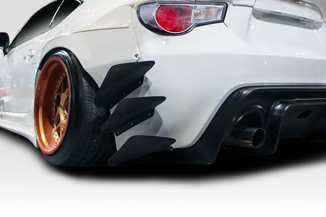 Extreme Dimensions Duraflex GT500 V3 Rear Bumper Canards 13 - 21 Subaru BRZ - 114986 - Subimods.com