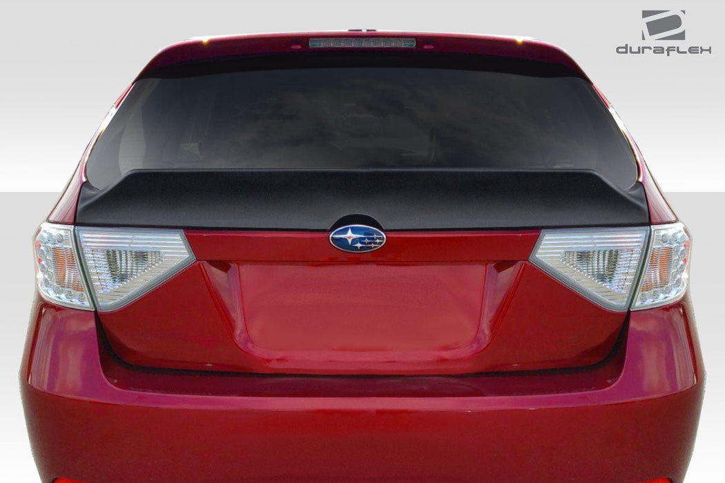 Extreme Dimensions Duraflex MSR Rear Middle Wing Spoiler 08 - 16 Subaru Impreza HB - 115508 - Subimods.com