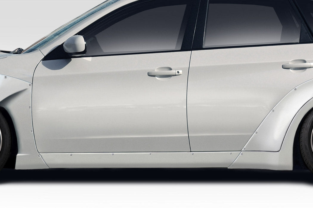 Extreme Dimensions Duraflex MSR Side Skirts 08 - 16 Subaru Impreza - 115591 - Subimods.com