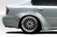 Extreme Dimensions Duraflex MSR Wide Rear Fender Flares 05 - 09 Subaru Legacy - 117127 - Subimods.com