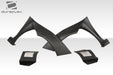Extreme Dimensions Duraflex MTR Wide Body Front Fender Flares 11 - 14 Subaru WRX STI - Signature Black - 117057 - Subimods.com