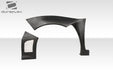 Extreme Dimensions Duraflex MTR Wide Body Front Fender Flares 11 - 14 Subaru WRX STI - Signature Black - 117057 - Subimods.com
