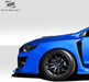 Extreme Dimensions Duraflex NBR Concept Front Splitter 15 - 21 Subaru WRX - 109826 - Subimods.com