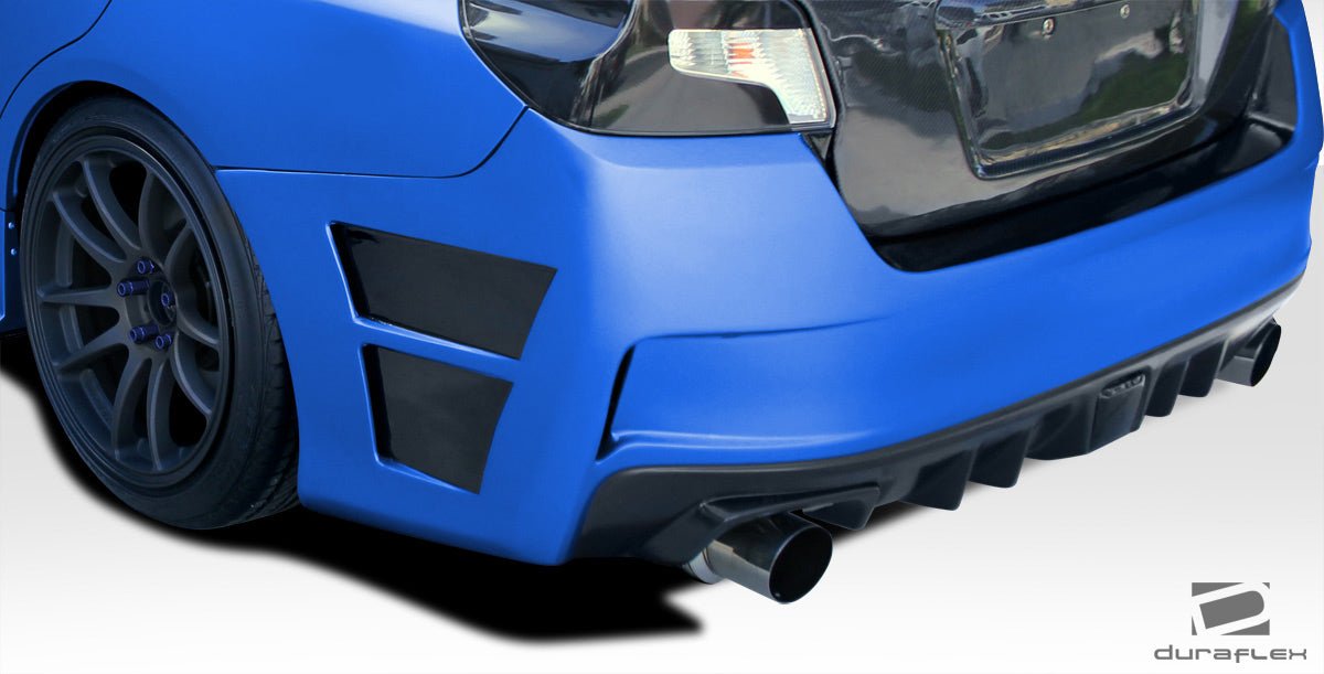 Extreme Dimensions Duraflex NBR Concept Rear Bumper Cover 15 - 21 Subaru WRX - 109823 - Subimods.com