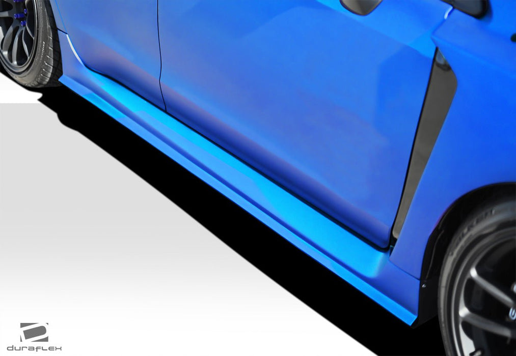 Extreme Dimensions Duraflex NBR Concept Side Skirt Rocker Panels 15 - 21 Subaru WRX - 109822 - Subimods.com