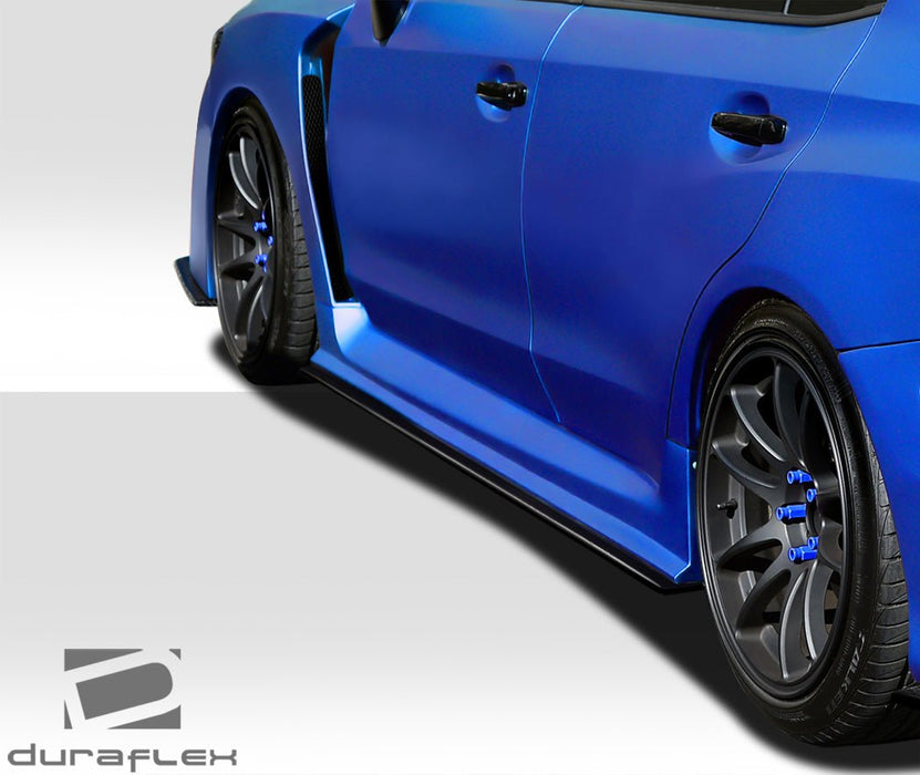 Extreme Dimensions Duraflex NBR Concept Side Splitters 15 - 21 Subaru WRX - 109827 - Subimods.com