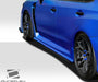 Extreme Dimensions Duraflex NBR Concept Side Splitters 15 - 21 Subaru WRX - 109827 - Subimods.com