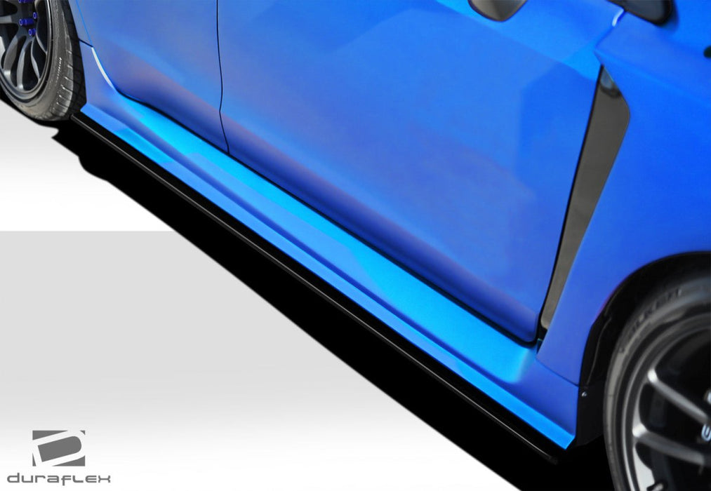 Extreme Dimensions Duraflex NBR Concept Side Splitters 15 - 21 Subaru WRX - 109827 - Subimods.com