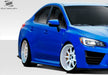 Extreme Dimensions Duraflex NBR Concept Side Splitters 15 - 21 Subaru WRX - 109827 - Subimods.com