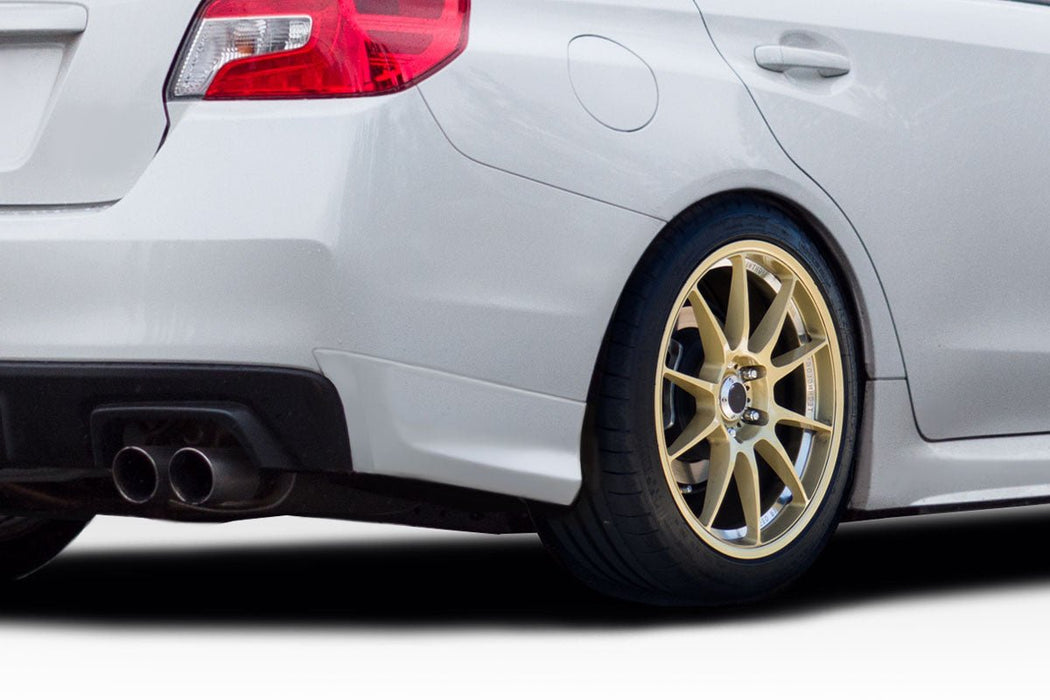 Extreme Dimensions Duraflex OEM Look Splash Guard Rear Add Ons 15 - 21 Subaru WRX - 116580 - Subimods.com