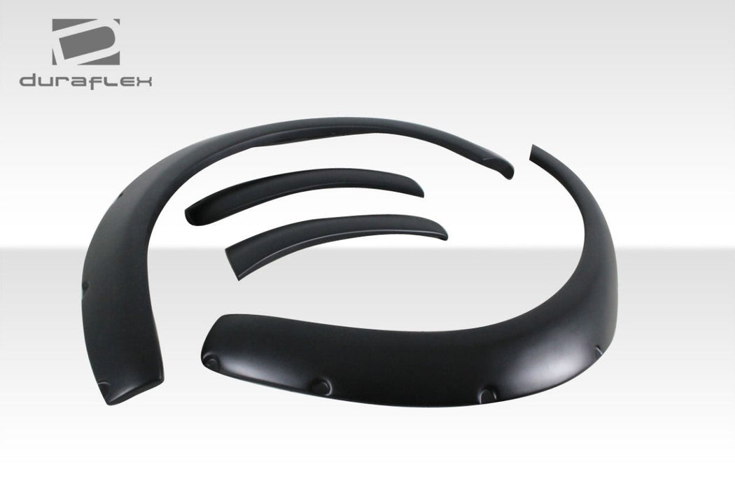 Extreme Dimensions Duraflex Race Front Fender Flares 4 Piece Fits Most Subaru Impreza Models - Black - 112783 - Subimods.com