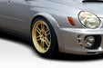 Extreme Dimensions Duraflex Race Front Fender Flares 4 Piece Fits Most Subaru Impreza Models - Black - 112783 - Subimods.com