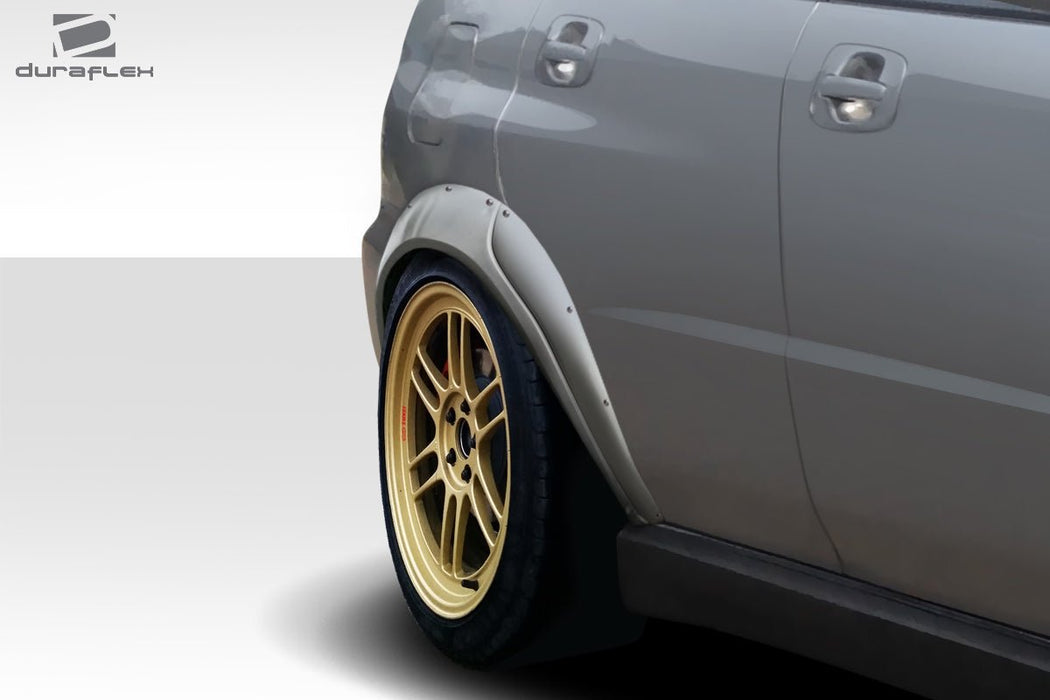 Extreme Dimensions Duraflex Race Rear Fender Flares 04 - 07 Subaru Impreza WRX 4DR - 112784 - Subimods.com