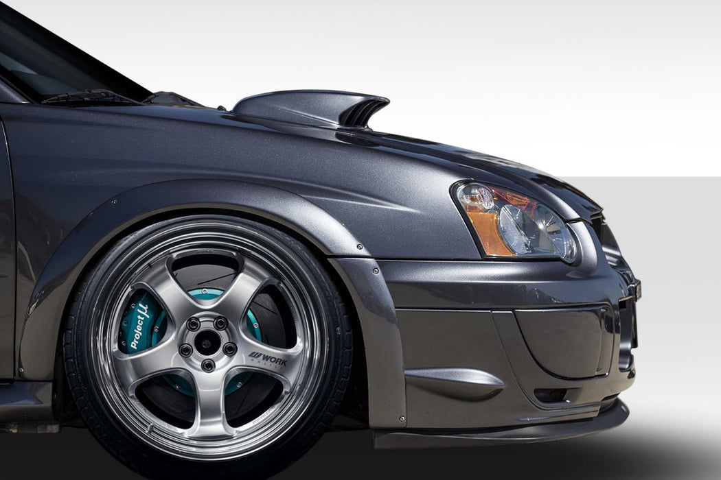 Extreme Dimensions Duraflex Rally Front Fender Flares 4 - Piece Fits Most Subaru Impreza Models - 112756 - Subimods.com